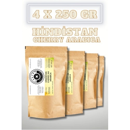 Castro Hindistan Cherry Arabica Kahve 1000 Gr.(4X250 Gr)